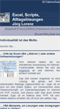 Mobile Screenshot of joerglorenz.de